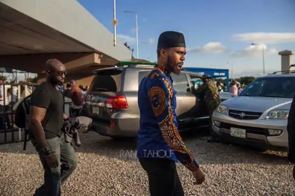 US-Nigerian Singer, Jidenna Arrives Nigeria [Photos]